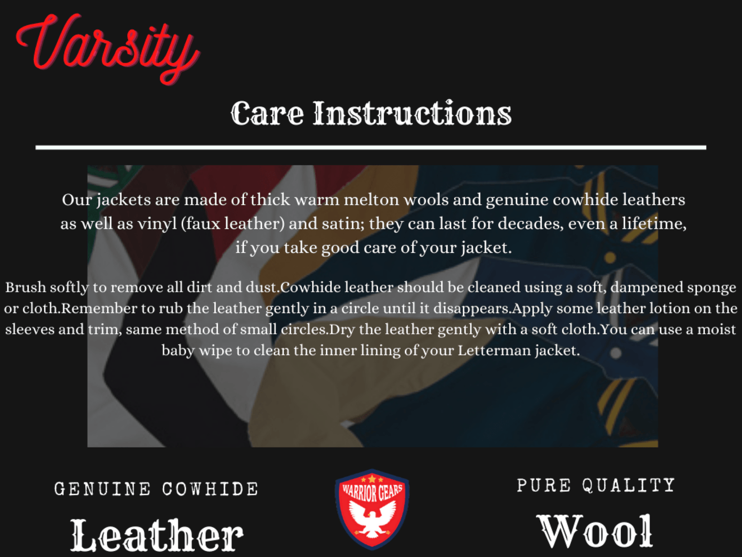 Warrior Gears Classic Varsity Jacket | University | Letterman Bomber Jacket with Hood - Warrior Gears