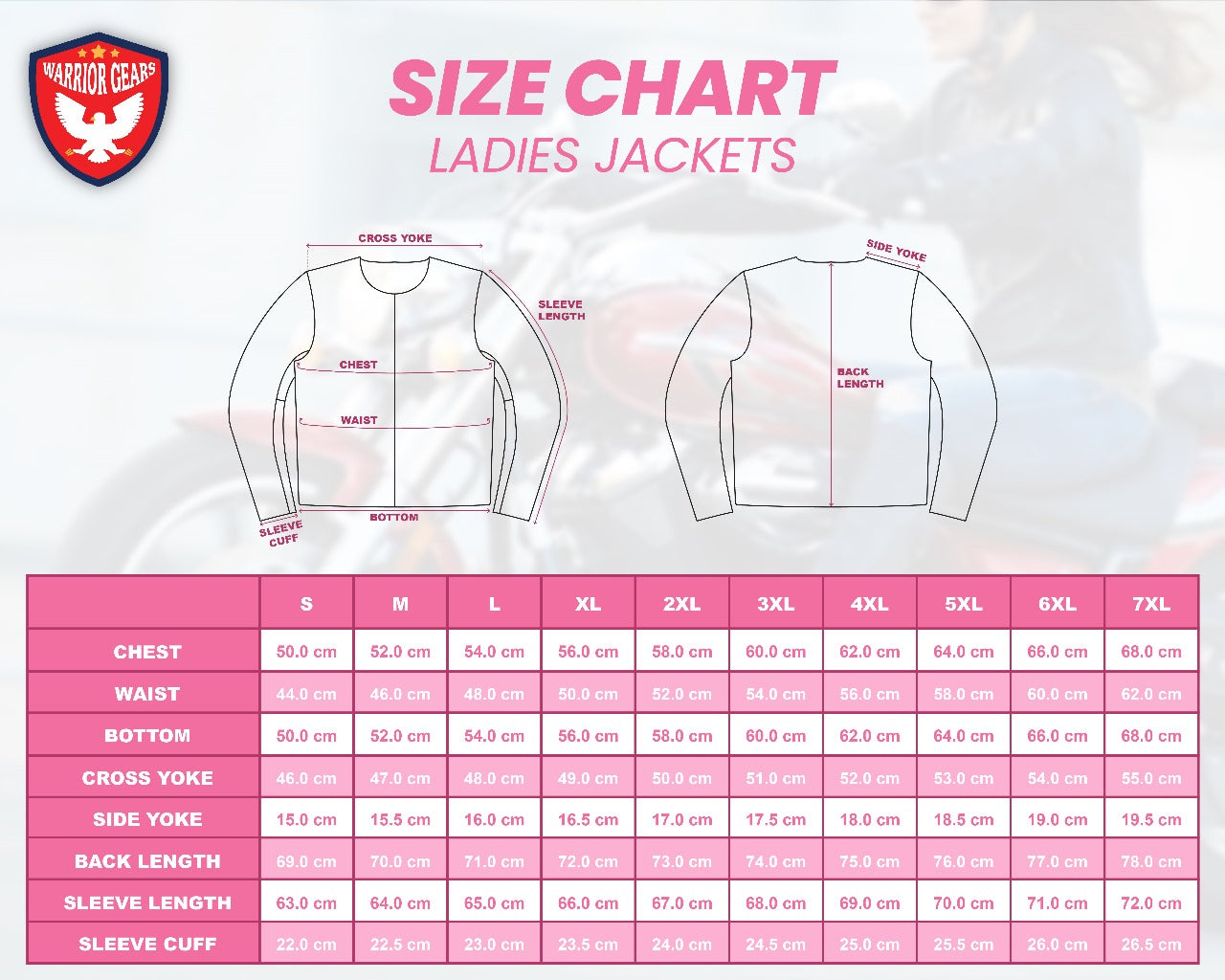 WARRIOR Gears NEW Ladies Motorcycle Textile Suit 600D Cordura Waterproof Breathable Ventilation CE Armour Removable Lining Womens Motorbike Bikers Protection Suit