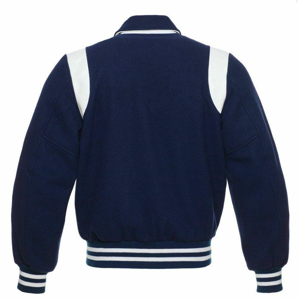 Warrior Gears Classic Byron Collar Varsity Jacket | University | Letterman Bomber Jacket - Warrior Gears