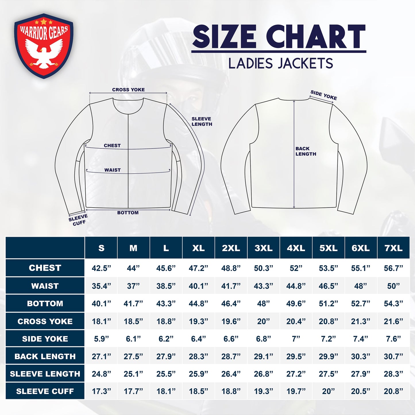 Warrior Gears® Women's Motorcycle Jacket For Women | CE Armored | Rain Waterproof