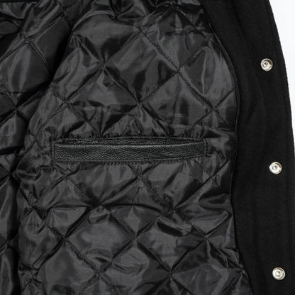 Warrior Gears Classic Varsity Jacket | University | Letterman Bomber Jacket with Hood - Warrior Gears